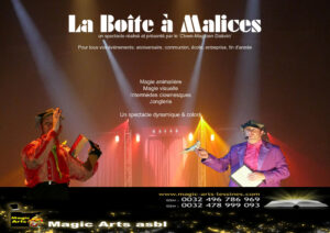 Lire la suite à propos de l’article Spectacle ‘clown & Magie’pour votre événement: « la Boîte à malices » (Tournai)