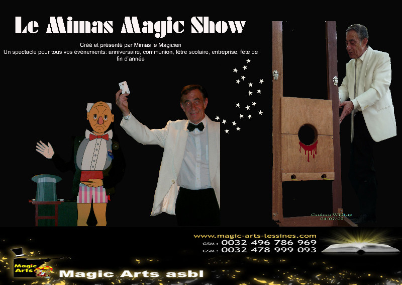 You are currently viewing Spectacle de magie – Fête de St Nicolas: « le Mimas Magic Show » (Hélécine)