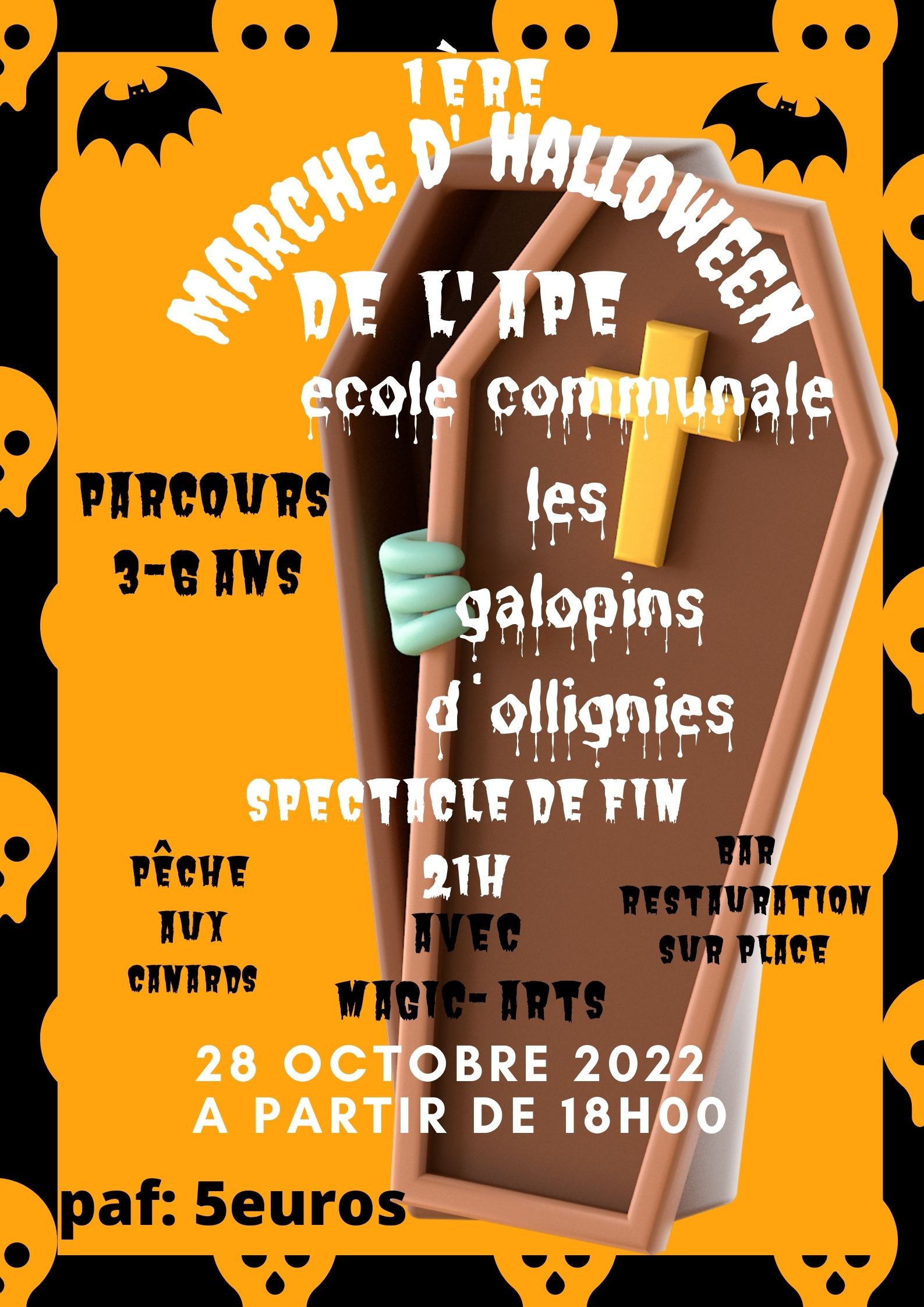 marche Halloween -spectacle de magie