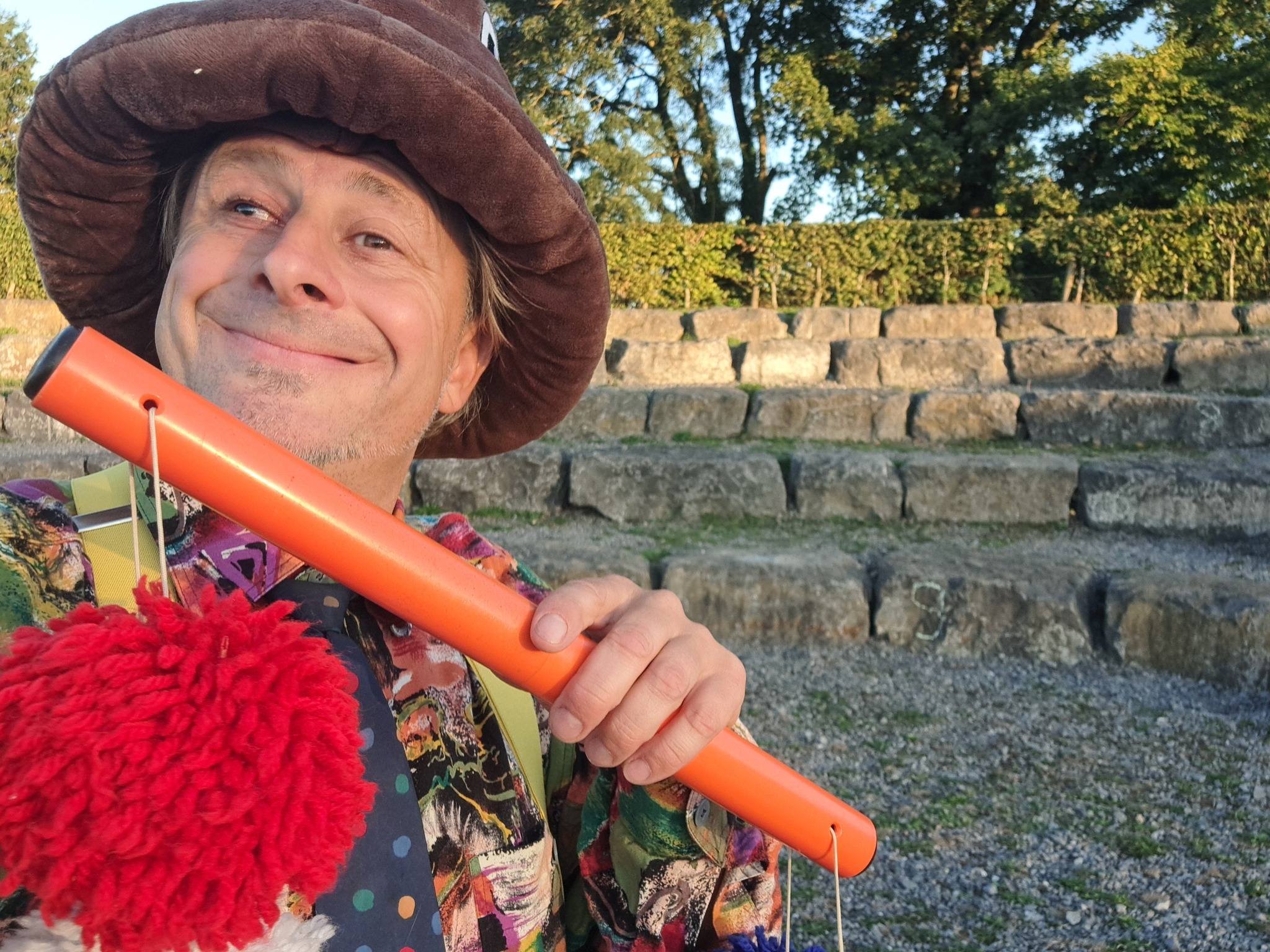 spectacle de magie avec le clown-magicien Diabolo